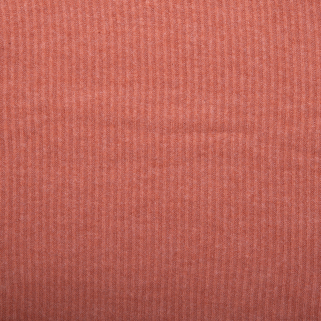 Cotton Rib Jersey - Dark Rust