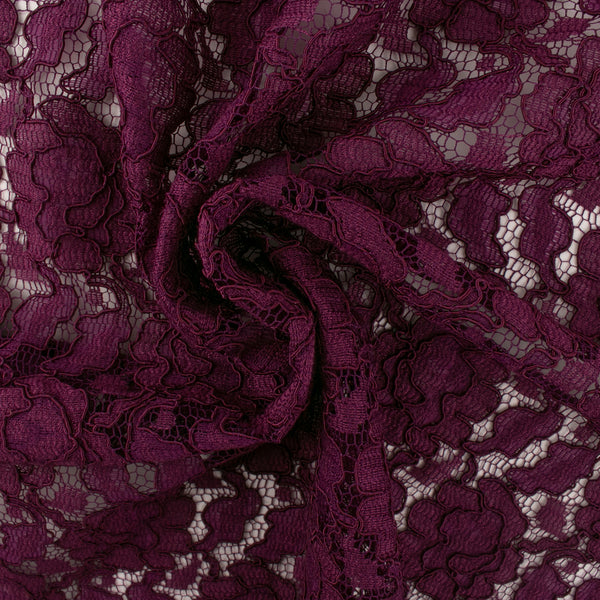 Corded lace - VIRGINIA - Raspberry