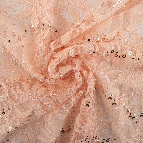 Corded lace - VIRGINIA - Blush