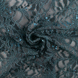 Corded lace - VIRGINIA - Light teal