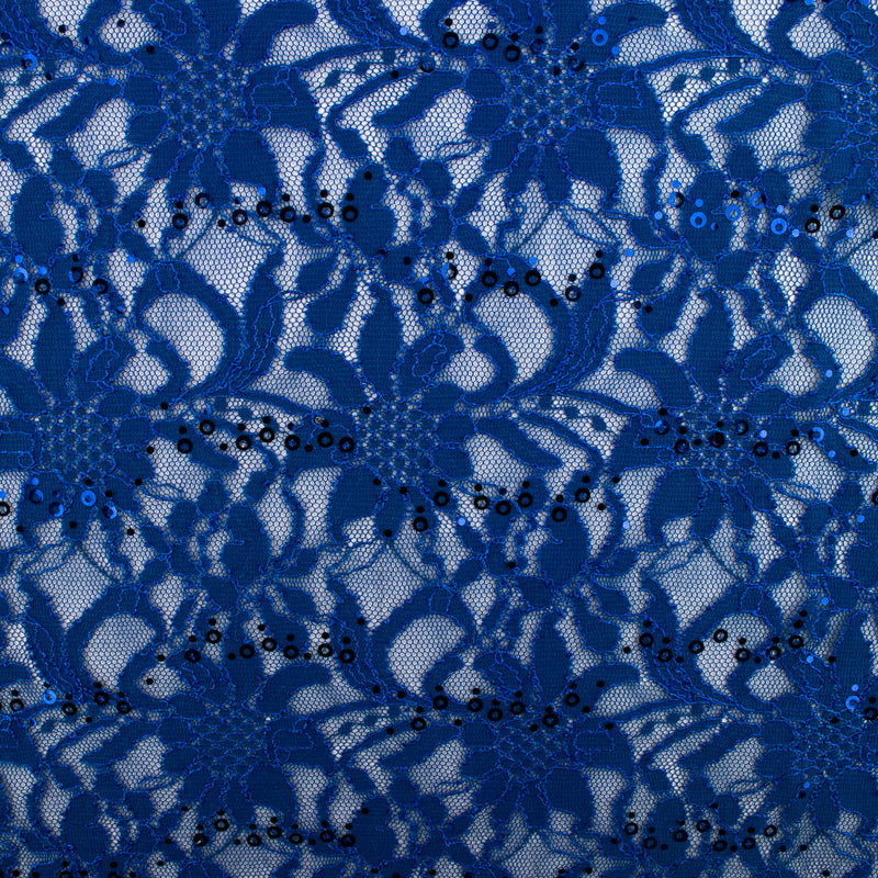 Corded lace - VIRGINIA - Electric blue