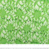 Corded lace - VIRGINIA - Spring green