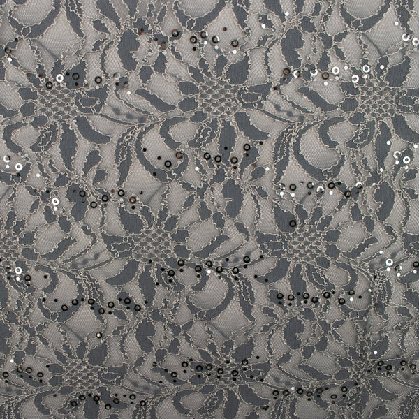 Corded lace - VIRGINIA - Grey blue