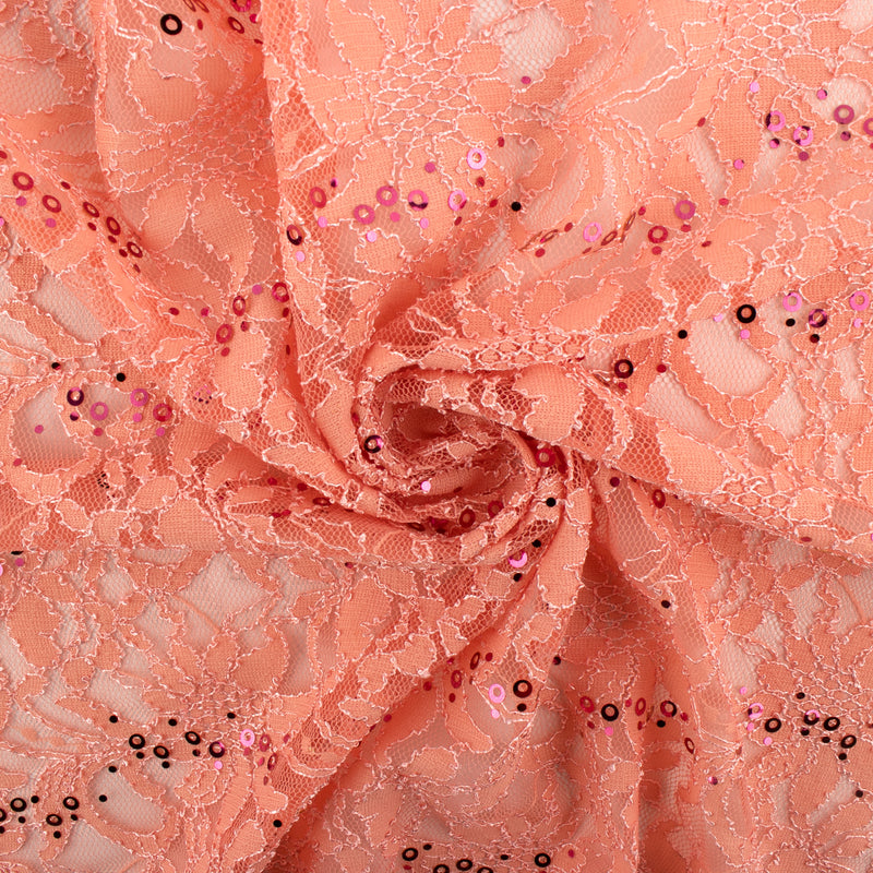Corded lace - VIRGINIA - Petal pink