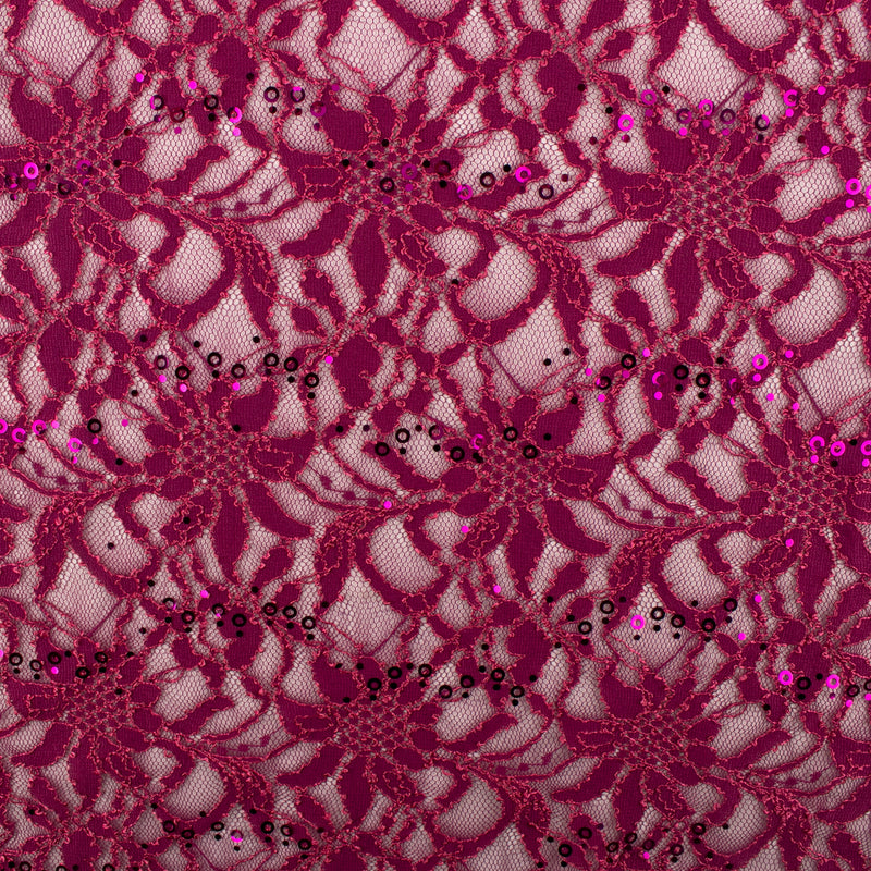 Corded lace - VIRGINIA - Fuchsia