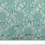 Corded lace - VIRGINIA - Opal blue
