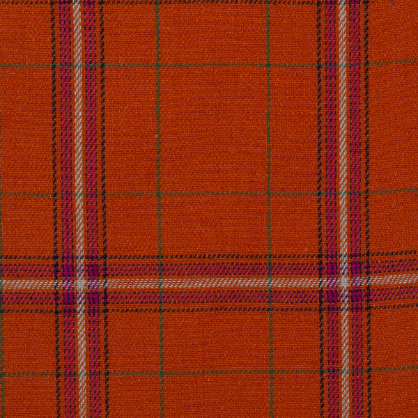 Cotton Brushed Plaid - CONNOR - Carrot