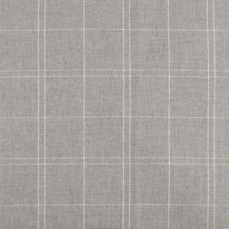 Cotton Brushed Plaid - CONNOR - Stone / White