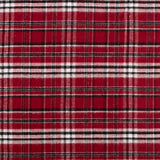 Cotton Brushed Plaid - CONNOR - Craneberry