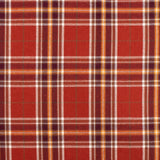Cotton Brushed Plaid - CONNOR - Brick / Yellow