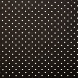 Printed Craft Canvas - TIC-TAC-TOE - Polka dots - Dark grey