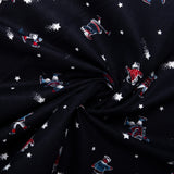 Wide Printed Flannelette - MOLLY - Bears - Navy