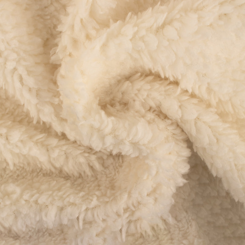 Solid Faux Fur Sherpa Fabric