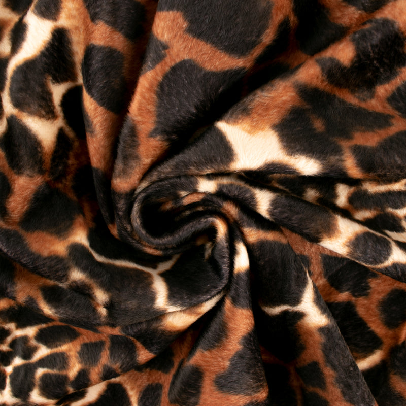 Fur & Chenille - ELLY - Leopard - Brown