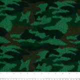 Printed Sherpa - LAMBY - Camouflage - Green