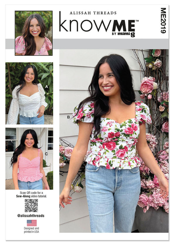 ME2019 Misses' Tops by Alissah Threads  (18-20-22-24-26)