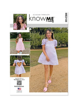 KnowMe - ME2108 MISSES' DRESS WITH SLEEVES