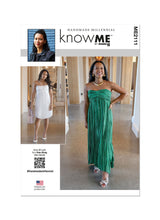 KnowMe - ME2111 ROBE POUR FEMMES EN DEUX LONGUEURS