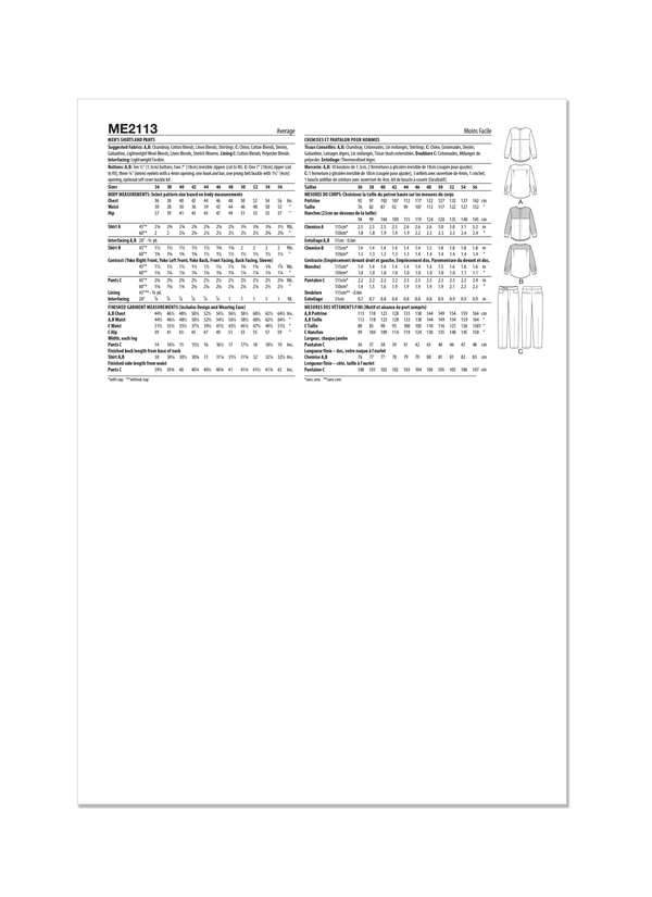 KnowMe - ME2113 MEN'S SHIRTS AND PANTS