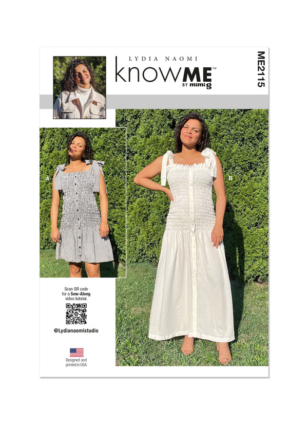 KnowMe - ME2115 MISSES' DRESS IN TWO LENGTHS