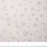 Glitter tulle - STARS & SWIRLS - Stars - Light pink