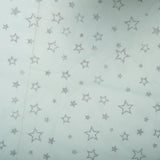 Glitter tulle - STARS & SWIRLS - Stars - Jade