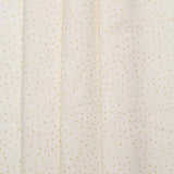 Printed sparkle cotton - Dots - Gold