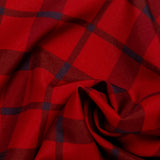 Printed Tabling - HARVEST FESTIVAL - Plaids / Leafs - Red