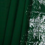 Tissu à  nappe des Fêtes - Sapins - Vert