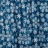 Chez nous pour les Fêtes - Flocons - Bleu