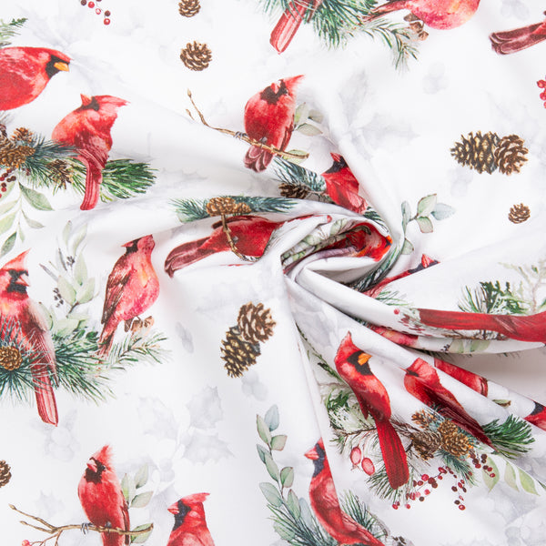 Home For The Holidays - Birds - White