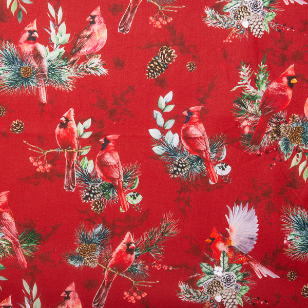 Home For The Holidays - Birds - Red