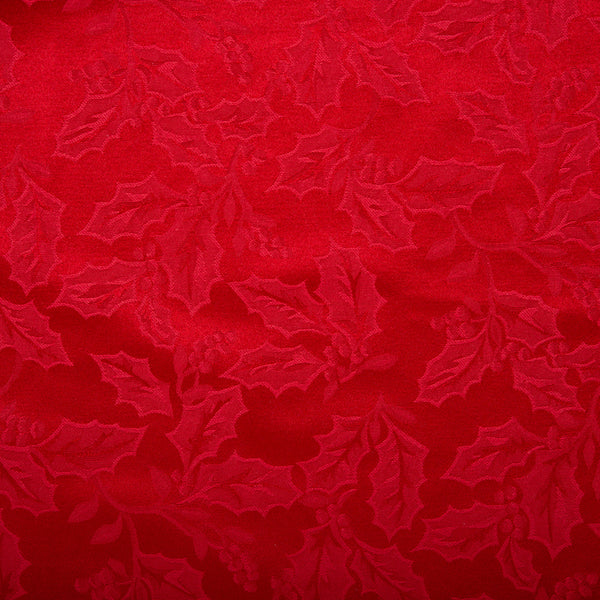 Christmas Jacquard Tabling - Mistletoe - Red