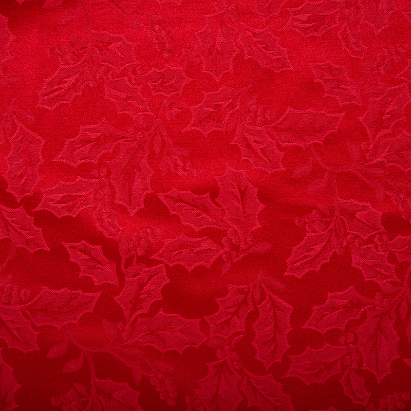 Christmas Jacquard Tabling - Mistletoe - Red
