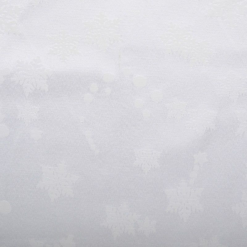 Christmas Jacquard Tabling - Snowflake - White