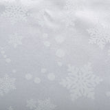 Christmas Jacquard Tabling - Snowflake - Silver