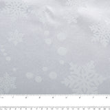 Christmas Jacquard Tabling - Snowflake - Silver