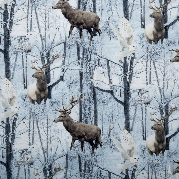 Les Fêtes en forêt NUMàRIQUE - Cerfs / Renards - Blanc