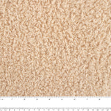 Tissu bouclé métallique uni - MARGOT - Beige