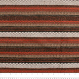 Printed Jacquard Coating - <NEW MEXICO> - Stripes - Orange