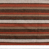 Printed Jacquard Coating - NEW MEXICO - Stripes - Orange