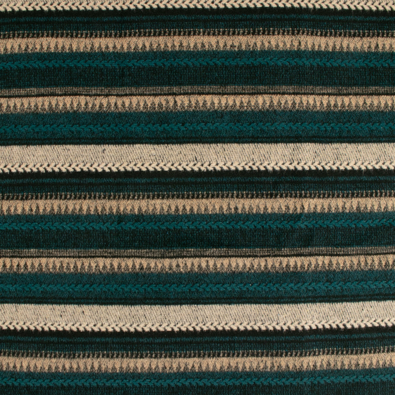 Printed Jacquard Coating - NEW MEXICO - Stripes - Green