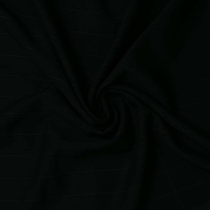 Tissu de laine pour costume - MANCHESTER - Rayures - Marine nuit
