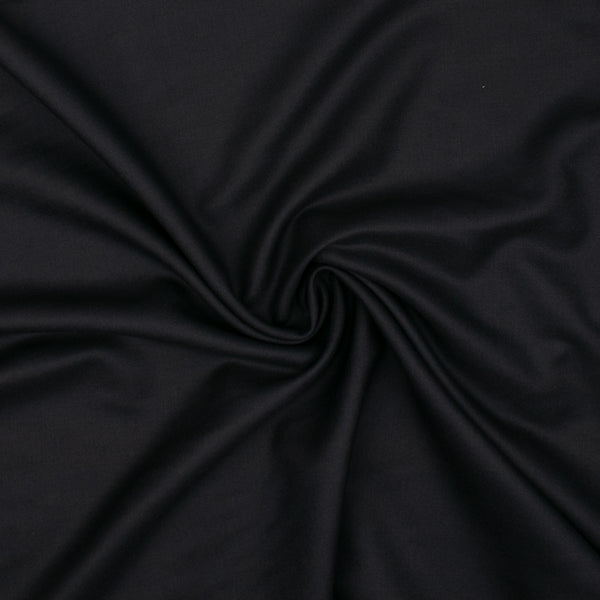 Tissu de laine pour costume - MANCHESTER - Uni - Bleu nuit