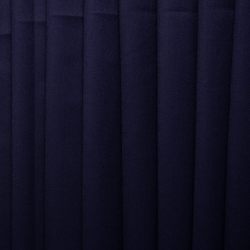 Tissu de laine pour costume - MANCHESTER - Uni - Bleu nuit foncé