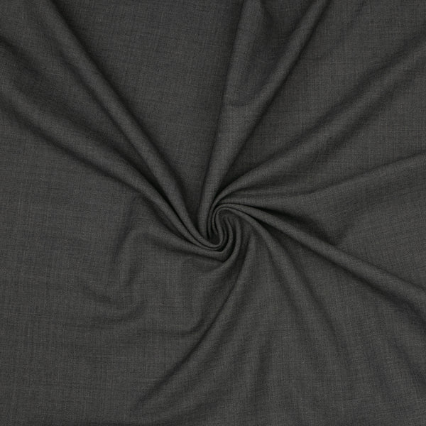 Tissu de laine pour costume - MANCHESTER - Uni - Gris moyen