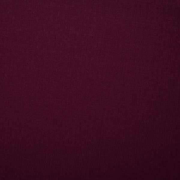 Tissu de laine pour costume - MANCHESTER - Uni - Bordeaux foncé