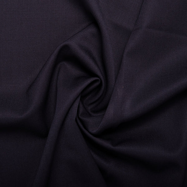 Tissu de laine pour costume - MANCHESTER - Uni - Charbon profond