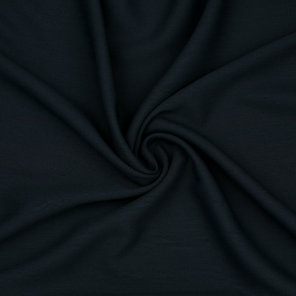 Tissu de laine pour costume - MANCHESTER - Uni - Bleu nuit profond