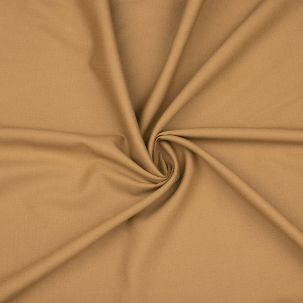 Tissu de laine pour costume - MANCHESTER - Uni - Latté